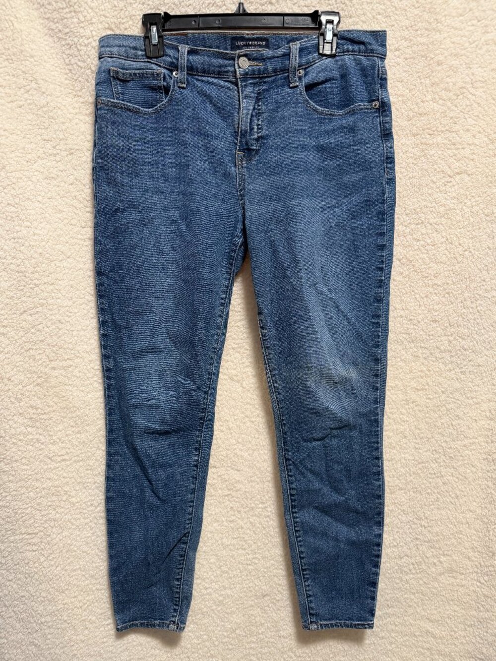 LUCKY BRAND Mid-Rise Skinny Ava Jeans Medium Wash Denim Size 12 / 31 Regular